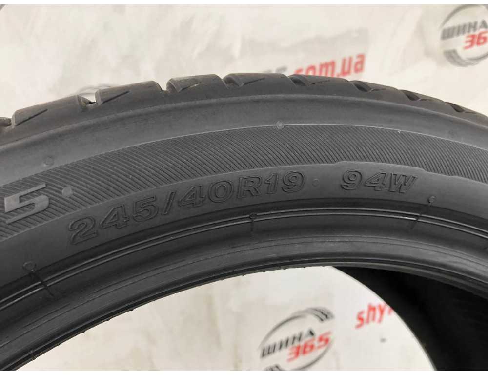 245/40 R19 BRIDGESTONE TURANZA T005 5mm