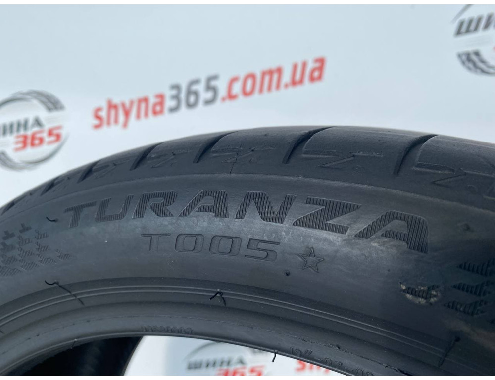 225/40 R19 BRIDGESTONE TURANZA T005 RUN FLAT 6mm