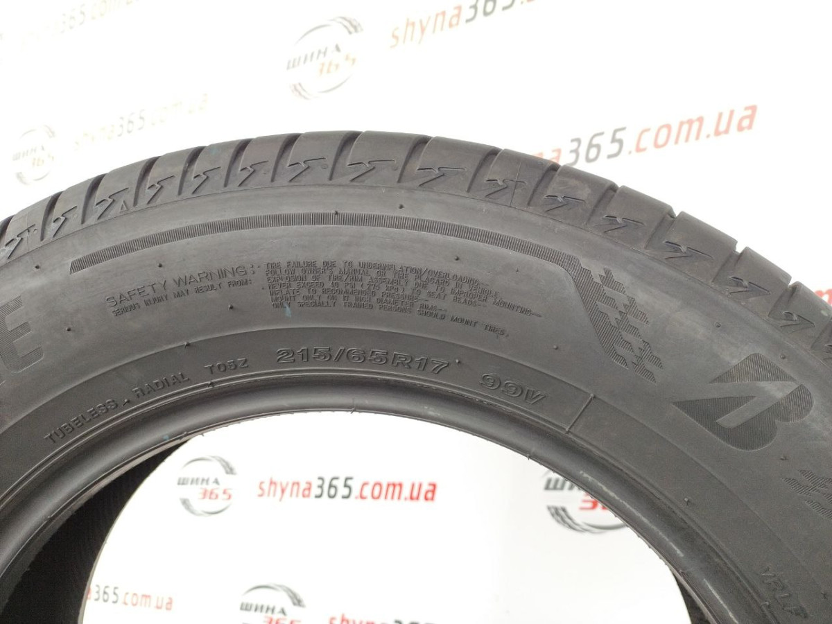 215/65 R17 BRIDGESTONE TURANZA T005 7mm