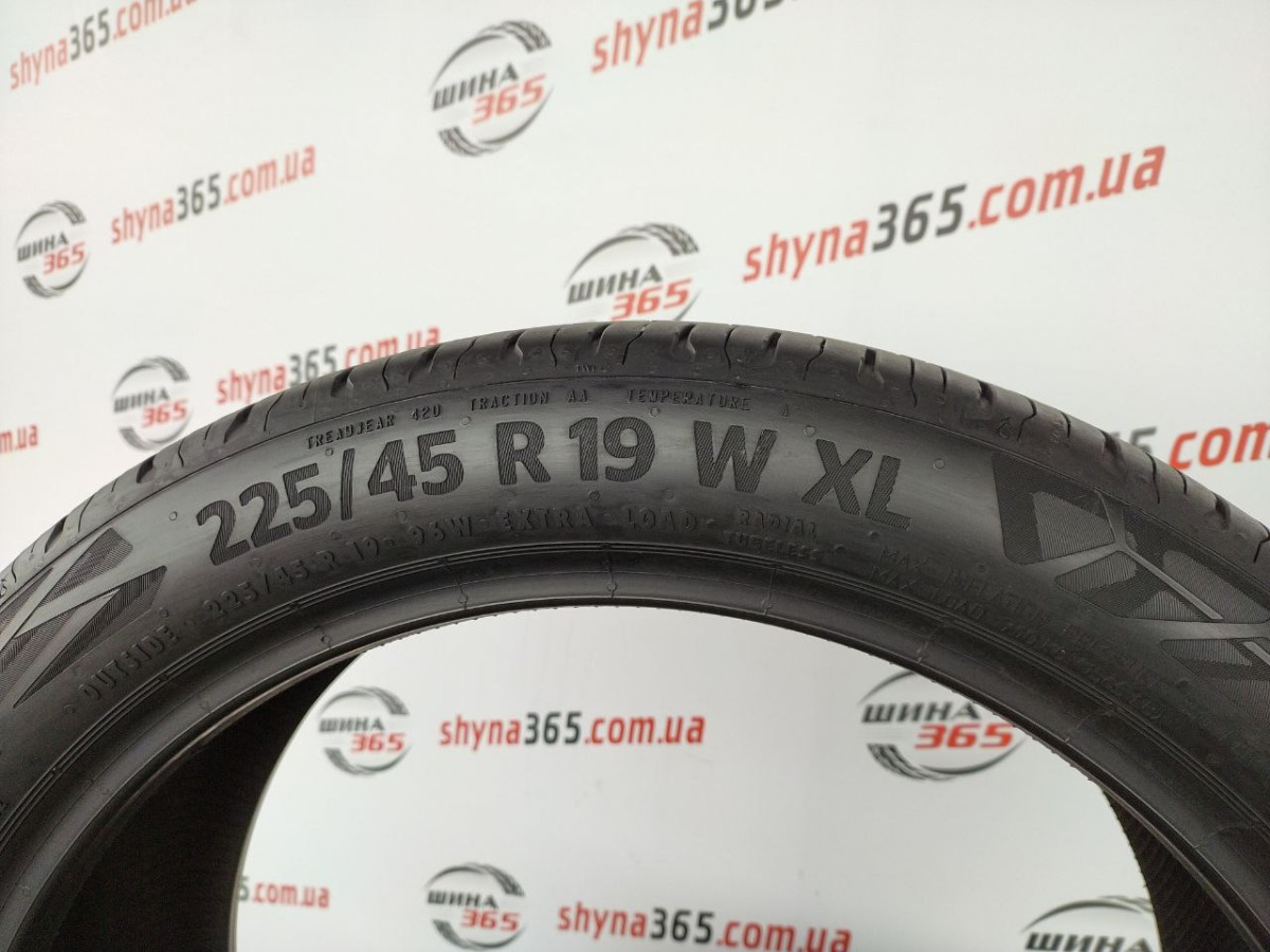225/45 R19 CONTINENTAL ECOCONTACT 6 RUN FLAT 5mm