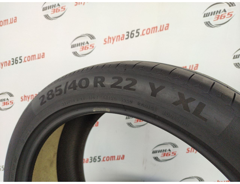 285/40 R22 CONTINENTAL SPORTCONTACT 6 CONTISILENT 6mm