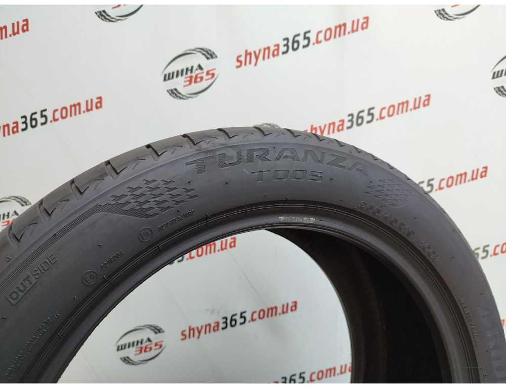 255/45 R19 BRIDGESTONE TURANZA T005 6mm