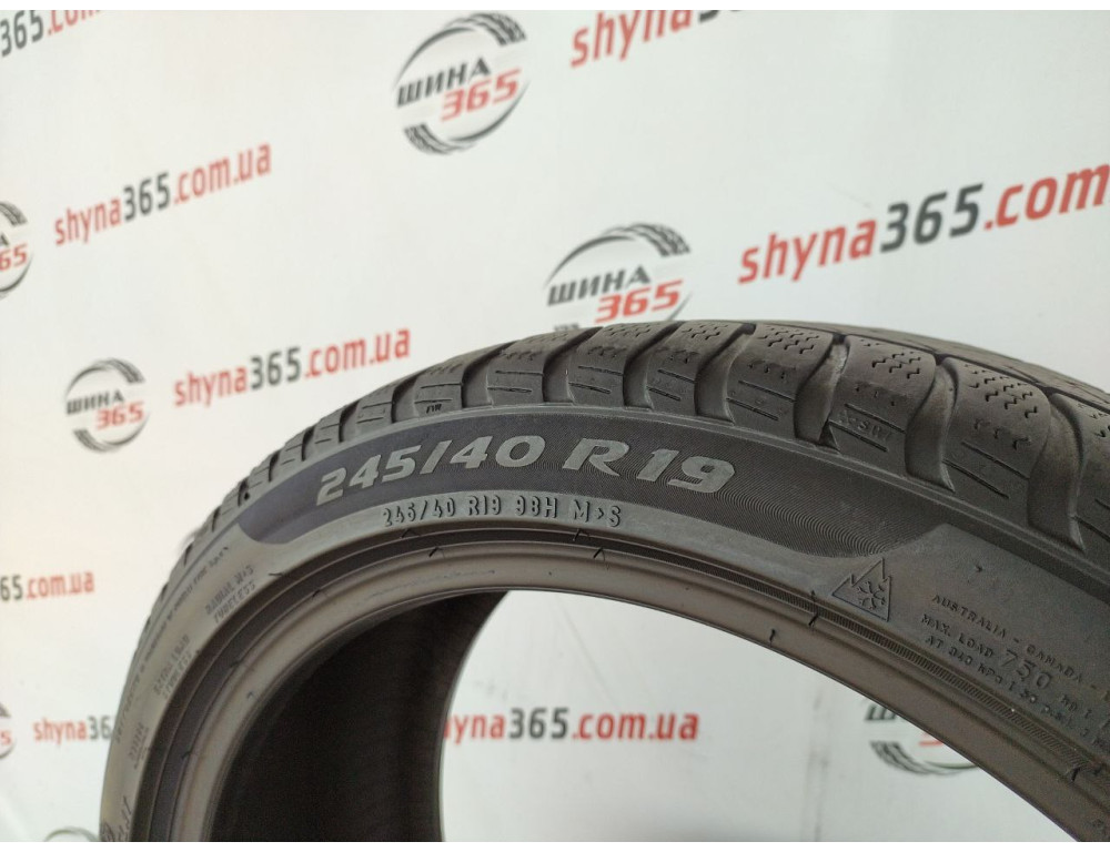 245/40 R19 PIRELLI WINTER SOTTOZERO 3 RUN FLAT 5mm