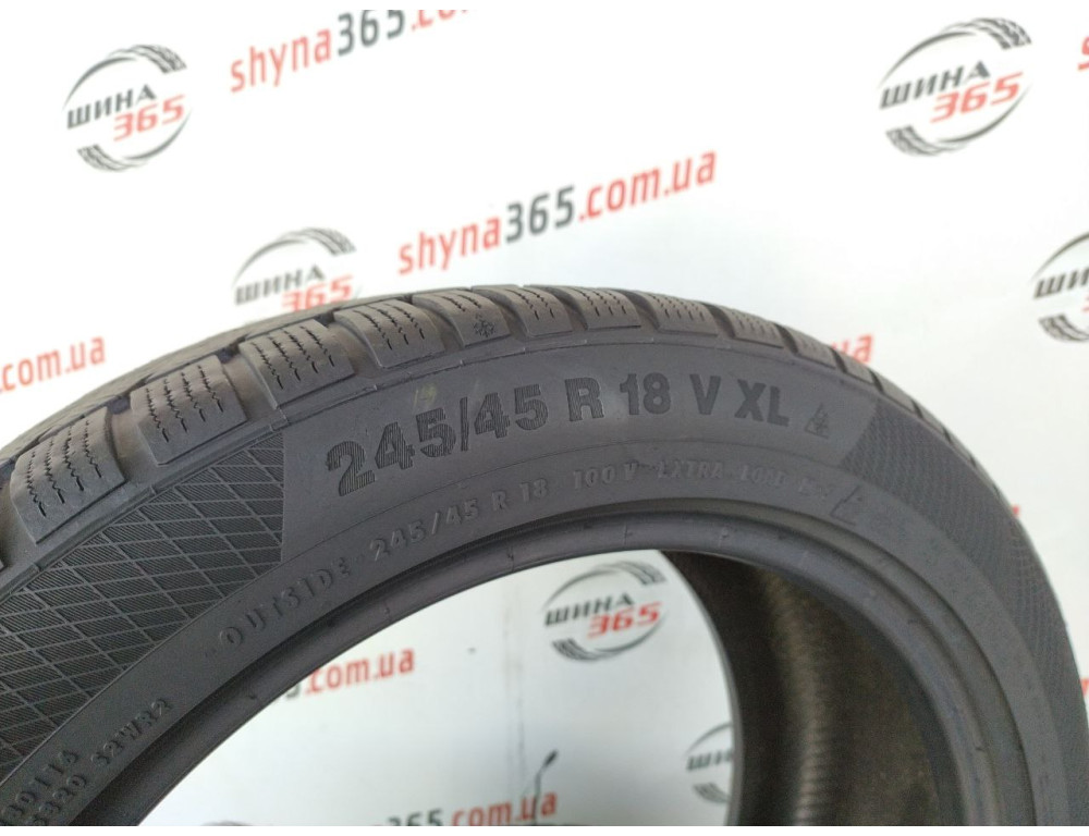 245/45 R18 CONTINENTAL WINTERCONTACT TS850P RUN FLAT 6mm