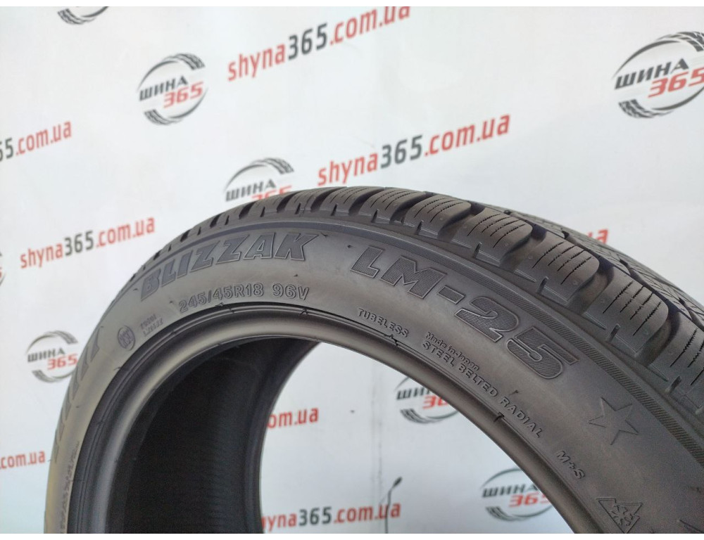 245/45 R18 BRIDGESTONE BLIZZAK LM-25 RUN FLAT 7mm