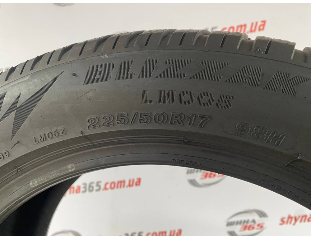 225/50 R17 BRIDGESTONE BLIZZAK LM005 6mm