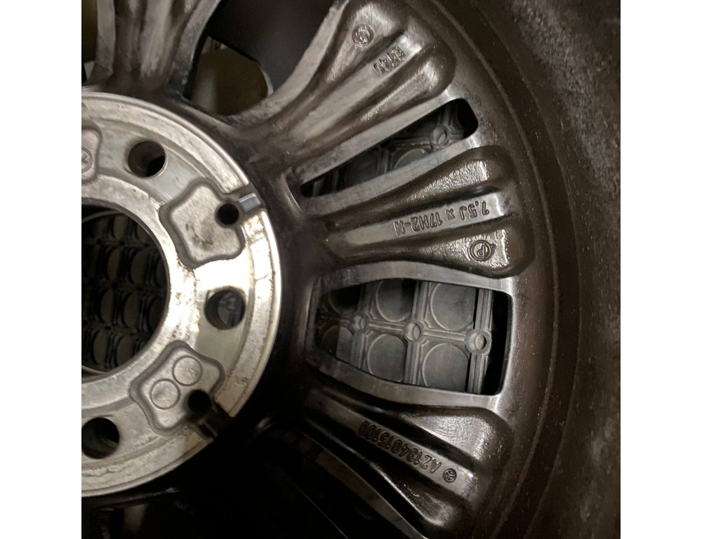 ДИСКИ БУ MERCEDES A2134015100 R17 7.5J PCD 5X112 ET40 DIA66.6 BKF