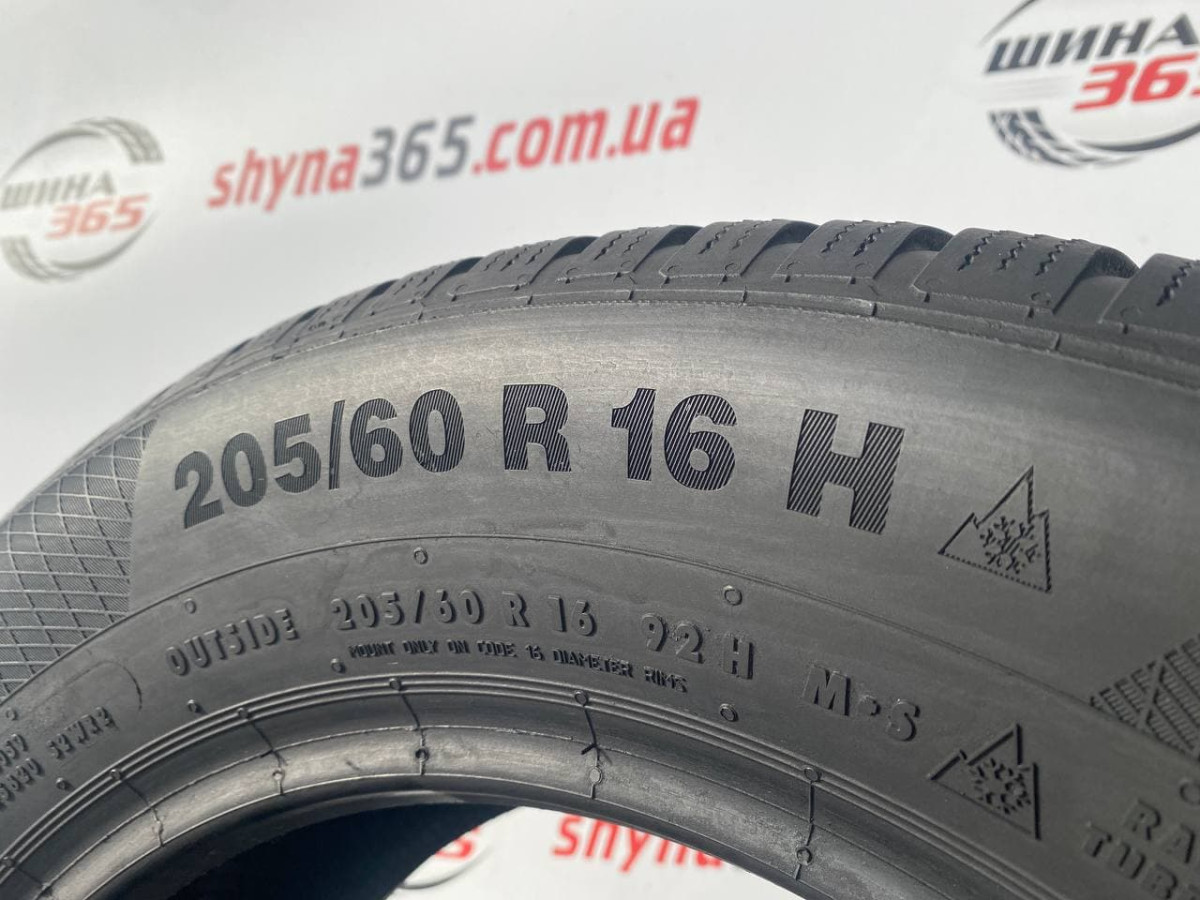205/60 R16 CONTINENTAL WINTERCONTACT TS850P 8mm