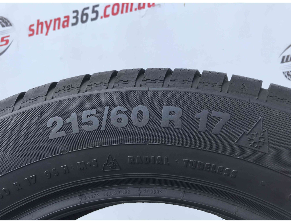 215/60 R17 CONTINENTAL CONTIWINTERCONTACT TS830P 7mm