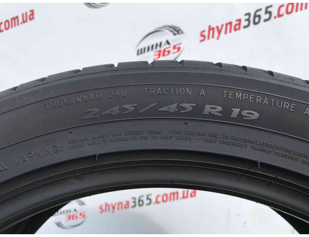 245/45 R19 MICHELIN PRIMACY 3 6mm