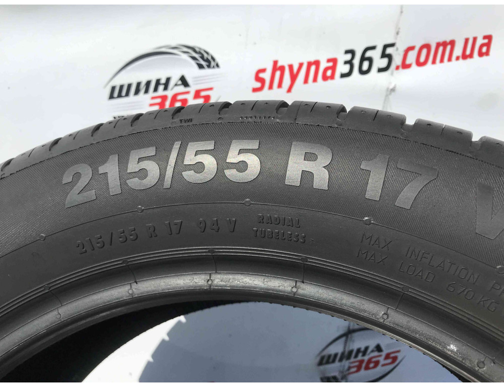 215/55 R17 CONTINENTAL CONTIECOCONTACT 5 6mm