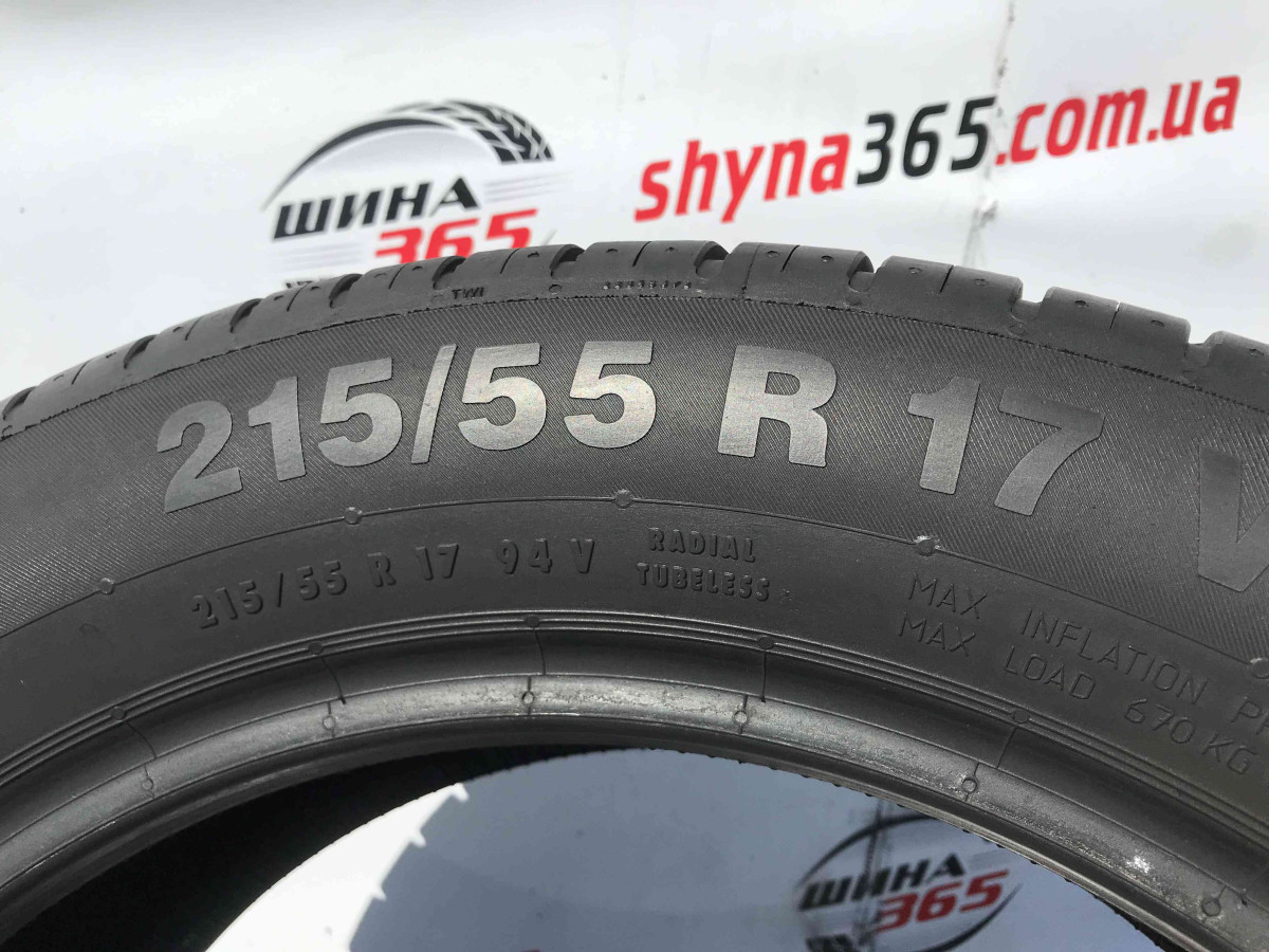 215/55 R17 CONTINENTAL CONTIECOCONTACT 5 6mm