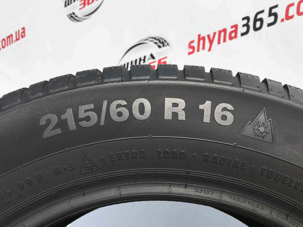 215/60 R16 CONTINENTAL CONTIWINTERCONTACT TS830P 5mm