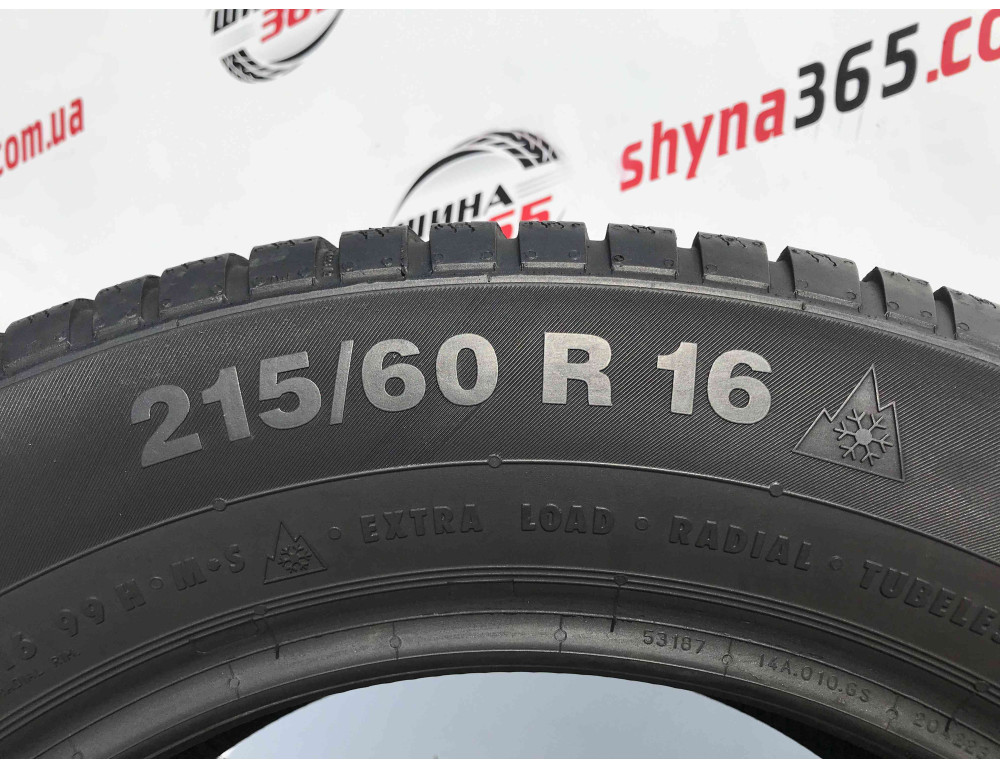 215/60 R16 CONTINENTAL CONTIWINTERCONTACT TS830P 6mm