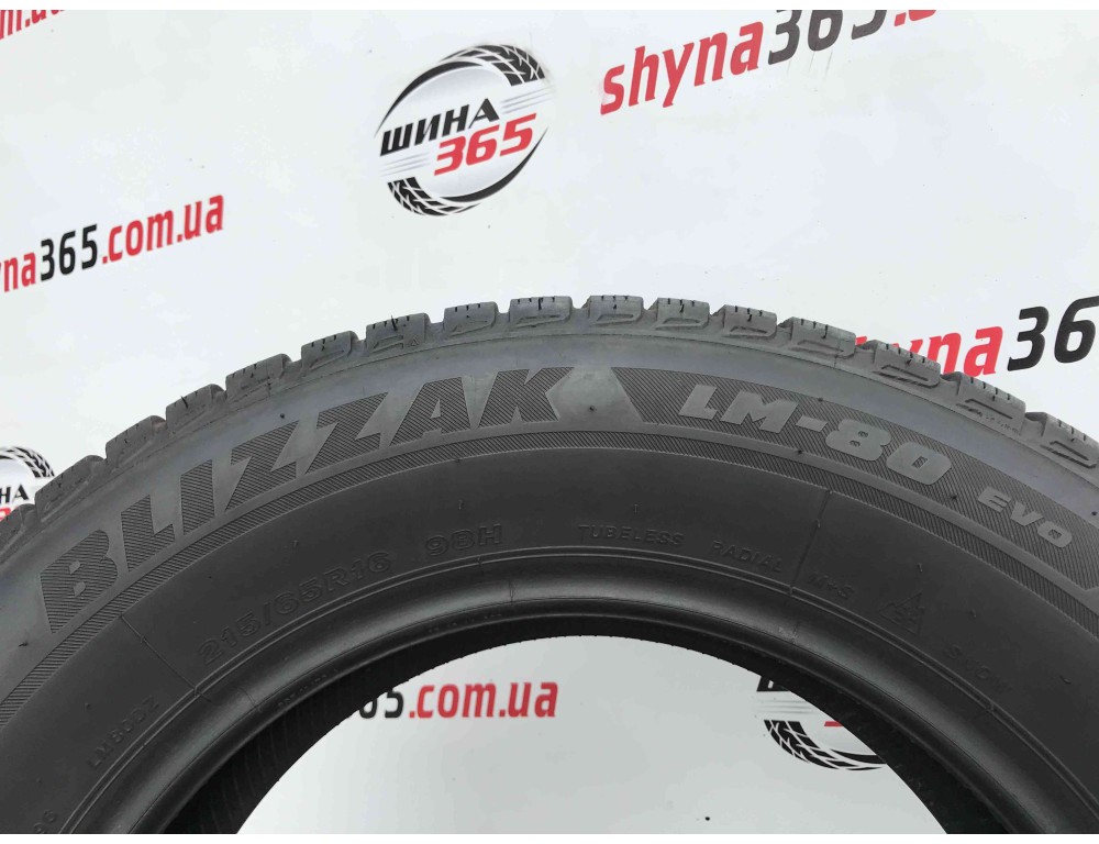 215/65 R16 BRIDGESTONE BLIZZAK LM-80 EVO 6mm