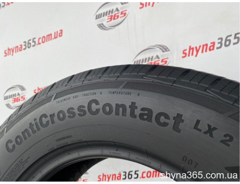 255/60 R18 CONTINENTAL CONTICROSSCONTACT LX2 6mm