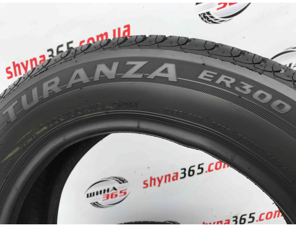 205/60 R16 BRIDGESTONE TURANZA ER300 6mm