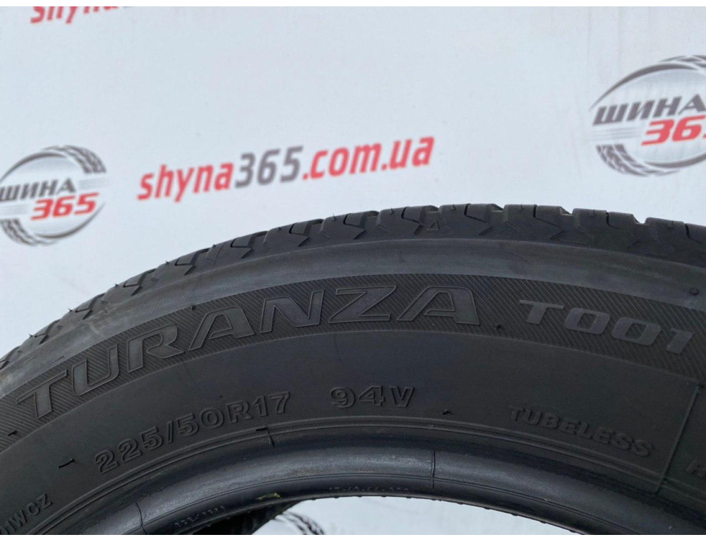225/50 R17 BRIDGESTONE TURANZA T001 6mm