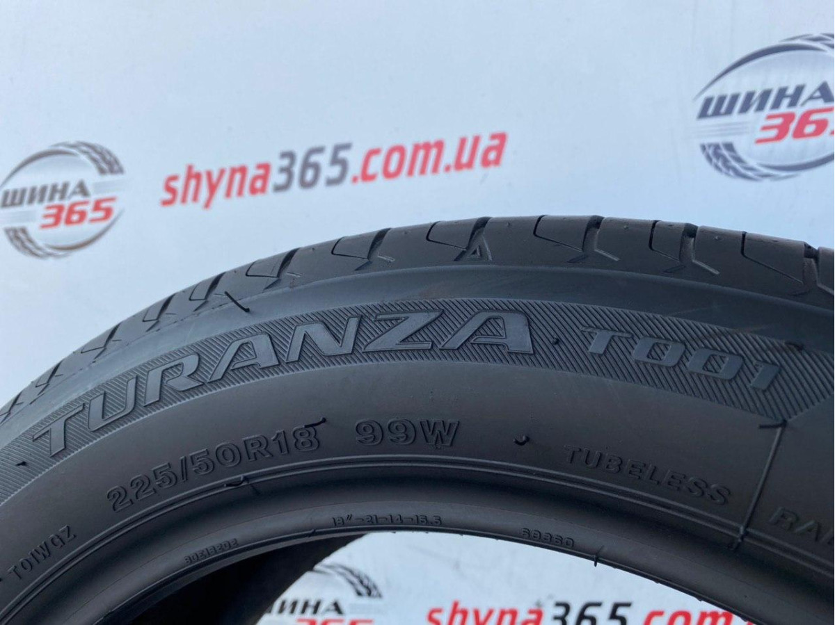 225/50 R18 BRIDGESTONE TURANZA T001 6mm