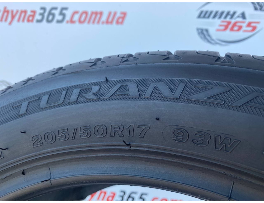 205/50 R17 BRIDGESTONE TURANZA T001 6mm