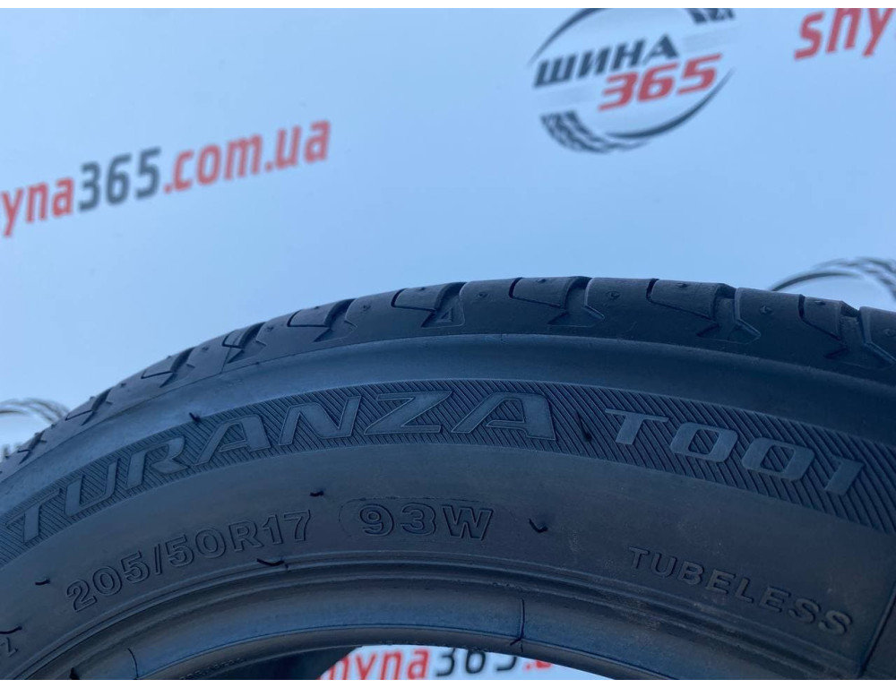 205/50 R17 BRIDGESTONE TURANZA T001 6mm