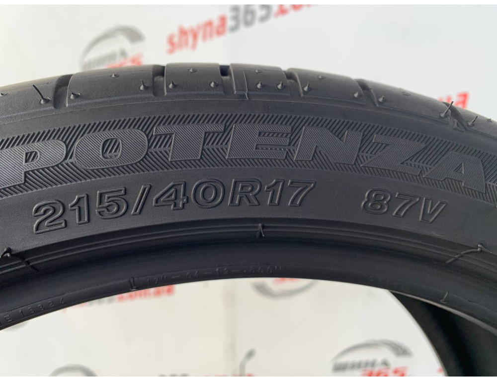 215/40 R17 BRIDGESTONE POTENZA RE050A 8mm