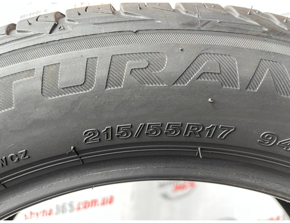 215/55 R17 BRIDGESTONE TURANZA T001 6mm