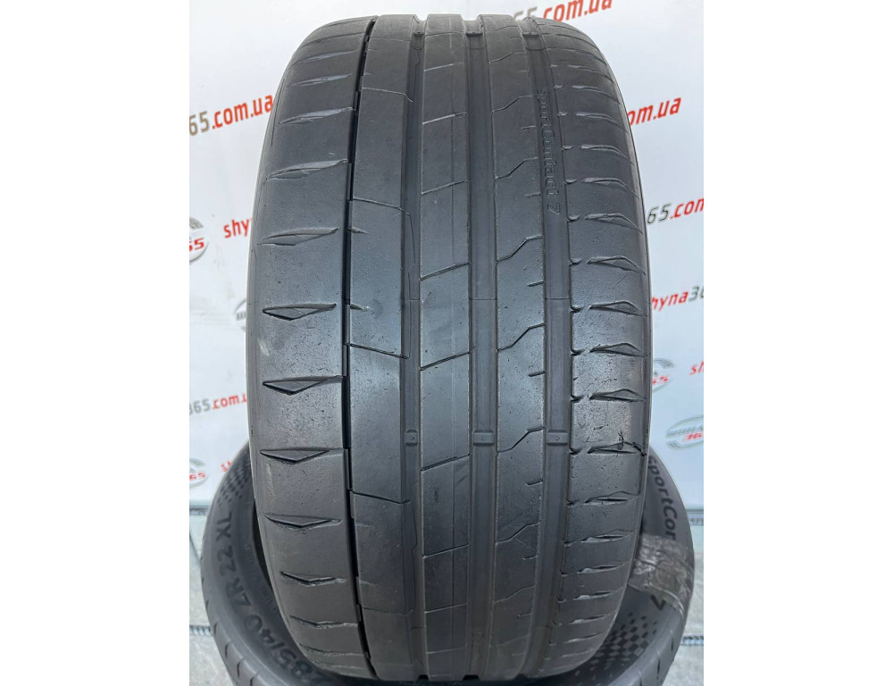 285/40 R22 CONTINENTAL SPORTCONTACT 7 6mm