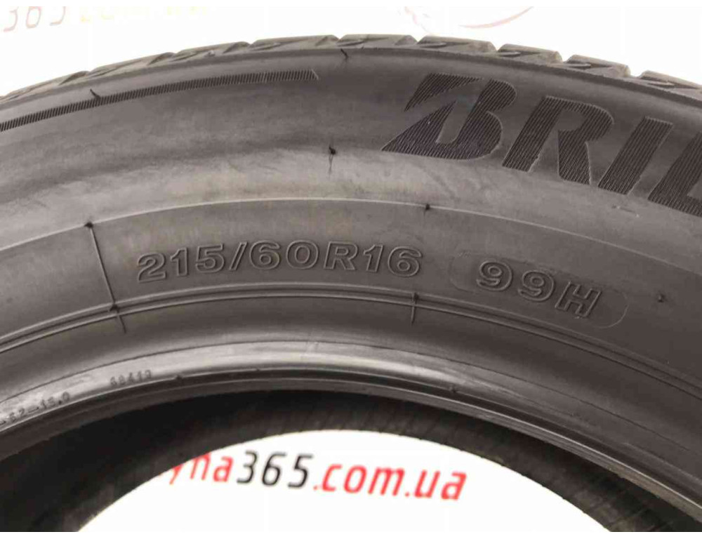215/60 R16 BRIDGESTONE TURANZA T005 5mm