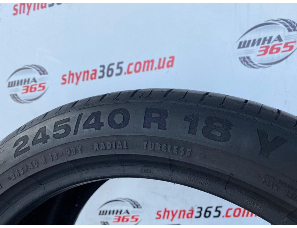 245/40 R18 CONTINENTAL CONTISPORTCONTACT 5 5mm
