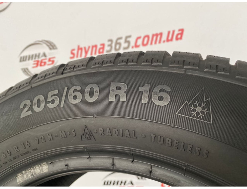 205/60 R16 CONTINENTAL CONTIWINTERCONTACT TS830P * 6mm