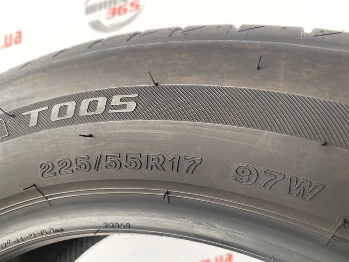 225/55 R17 BRIDGESTONE TURANZA T005 5mm