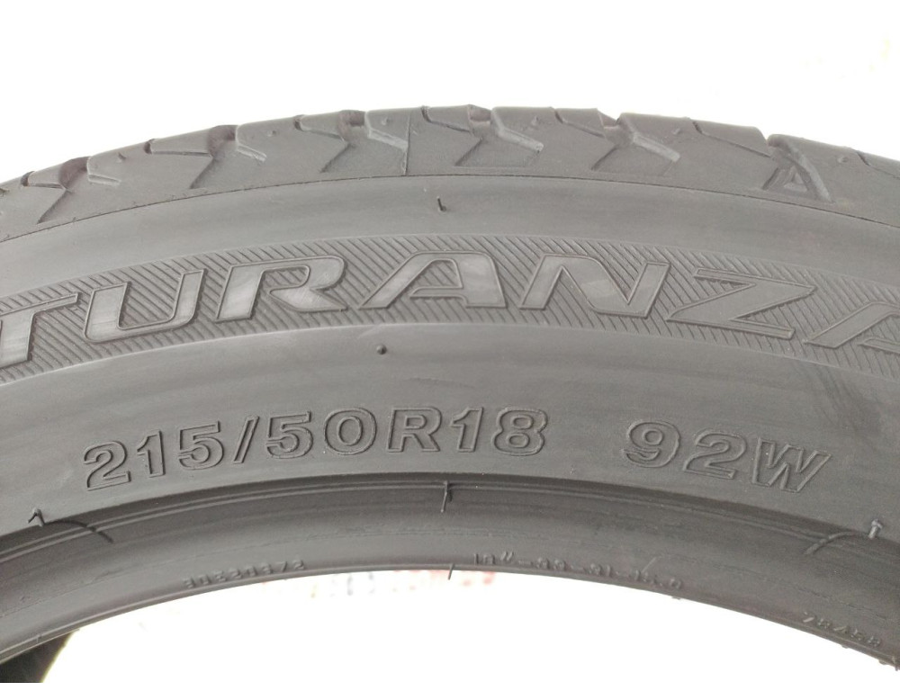 215/50 R18 BRIDGESTONE TURANZA T001 5mm