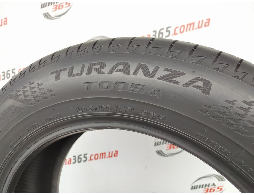 215/60 R17 BRIDGESTONE TURANZA T005 A 7mm