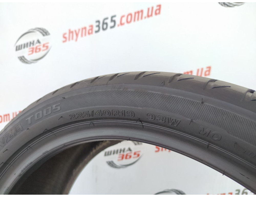 225/40 R19 BRIDGESTONE TURANZA T005 4mm