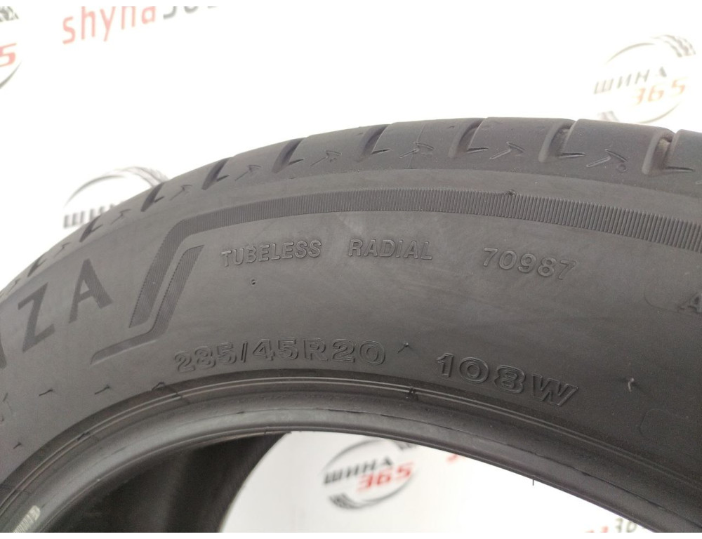 285/45 R20 BRIDGESTONE ALENZA 001 5mm