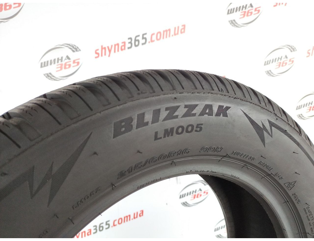 215/60 R16 BRIDGESTONE BLIZZAK LM005 7mm