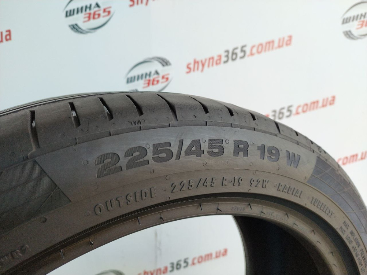 225/45 R19 CONTINENTAL CONTISPORTCONTACT 5 RUN FLAT 6mm