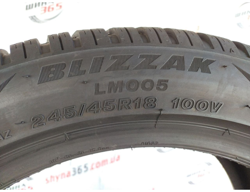 245/45 R18 BRIDGESTONE BLIZZAK LM005 6mm