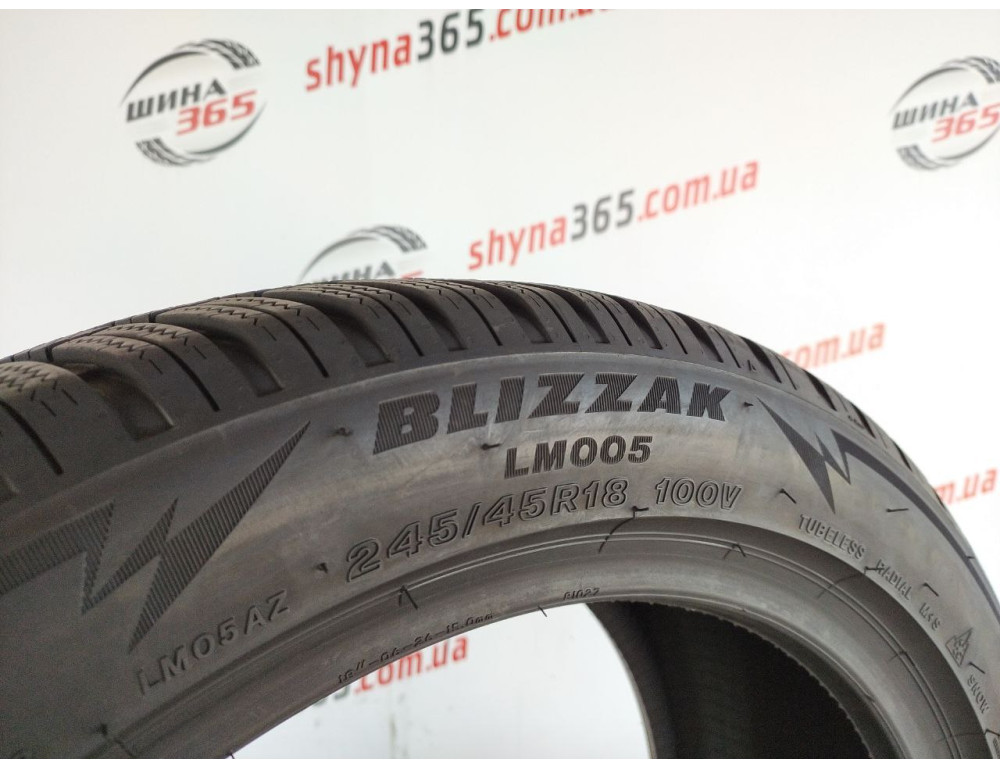245/45 R18 BRIDGESTONE BLIZZAK LM005 6mm