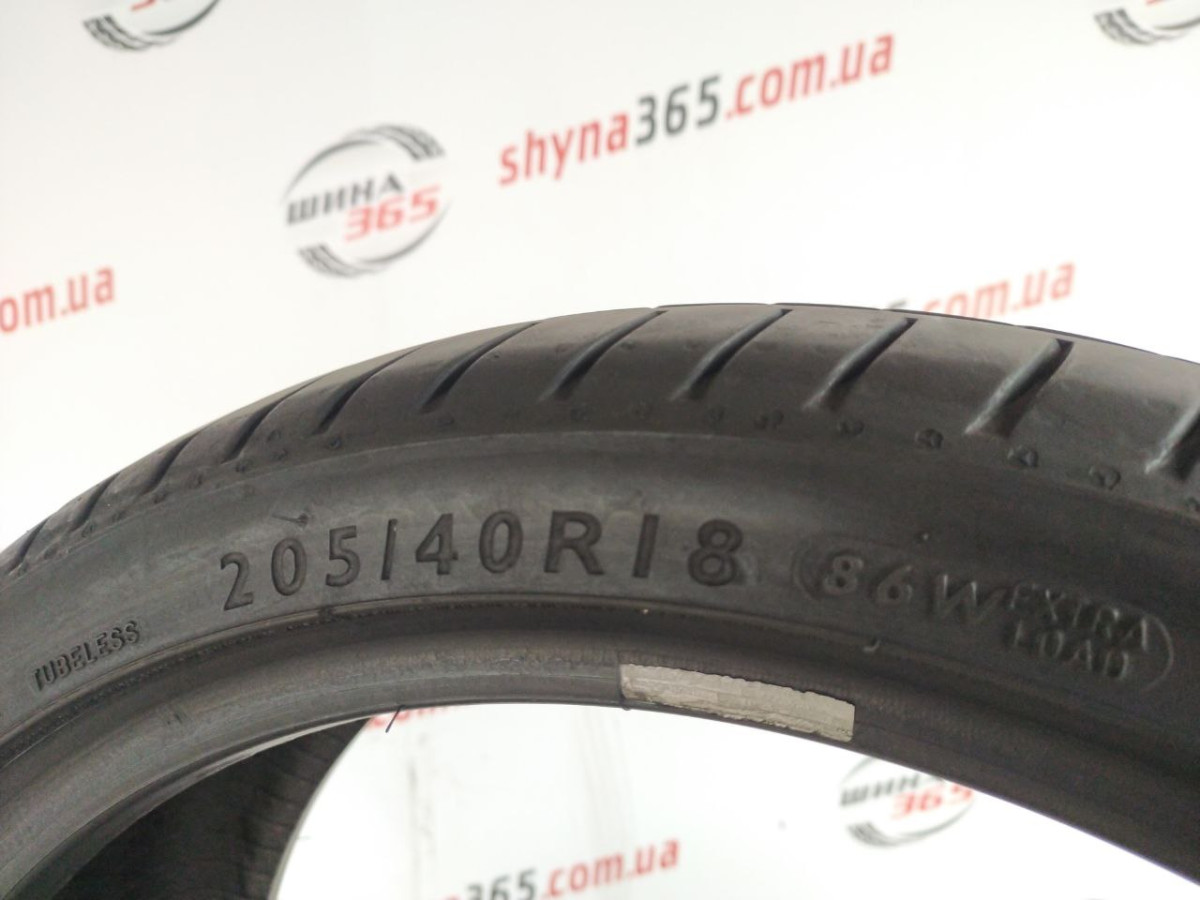 205/40 R18 DUNLOP SPORT MAXX RT RUN FLAT 7mm