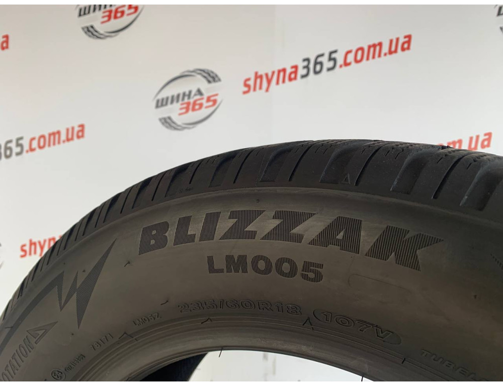 235/60 R18 BRIDGESTONE BLIZZAK LM005 6mm