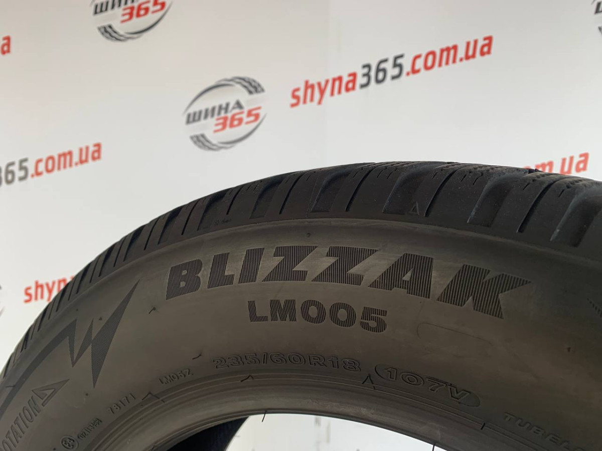 235/60 R18 BRIDGESTONE BLIZZAK LM005 6mm