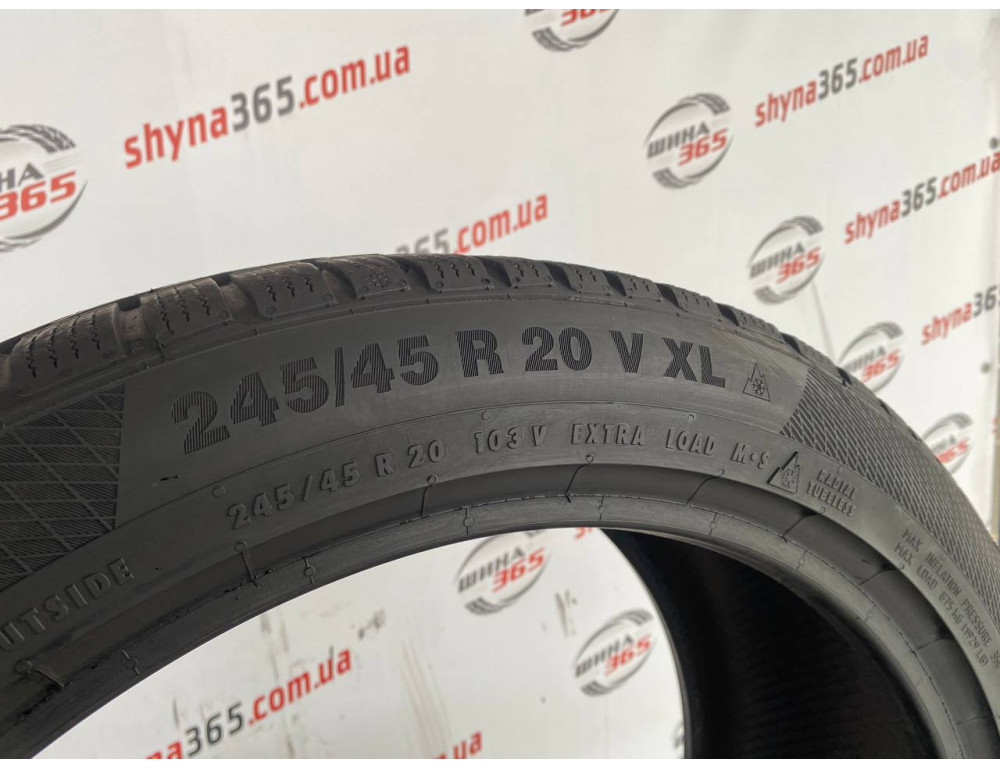 245/45 R20 CONTINENTAL WINTERCONTACT TS850P 5mm