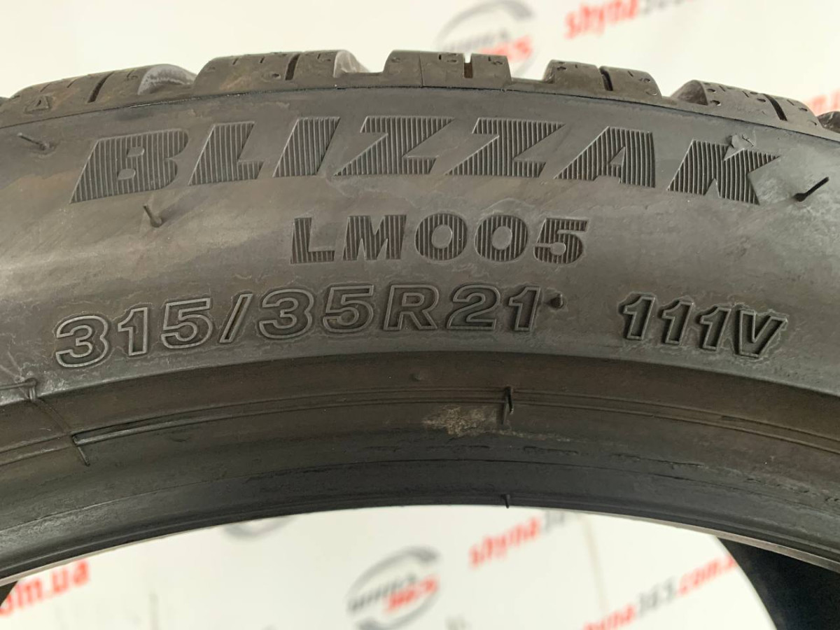 315/35 R21 BRIDGESTONE BLIZZAK LM005 5mm
