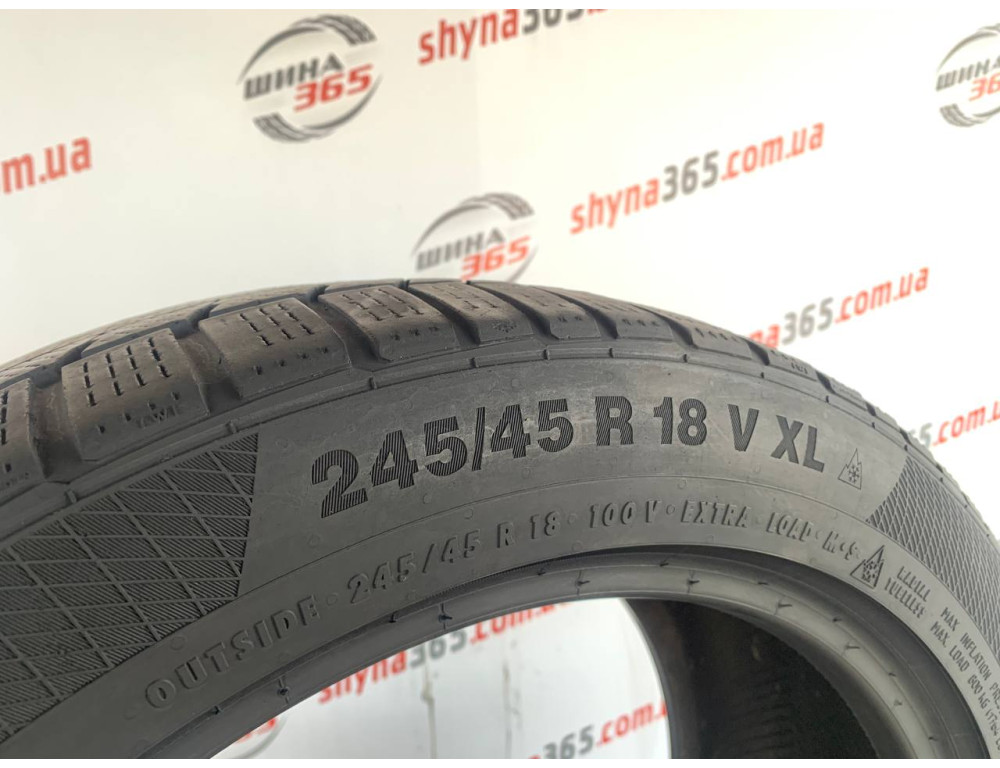 245/45 R18 CONTINENTAL WINTERCONTACT TS850P RUN FLAT 5mm