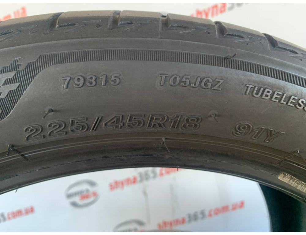 225/45 R18 BRIDGESTONE TURANZA T005 5mm