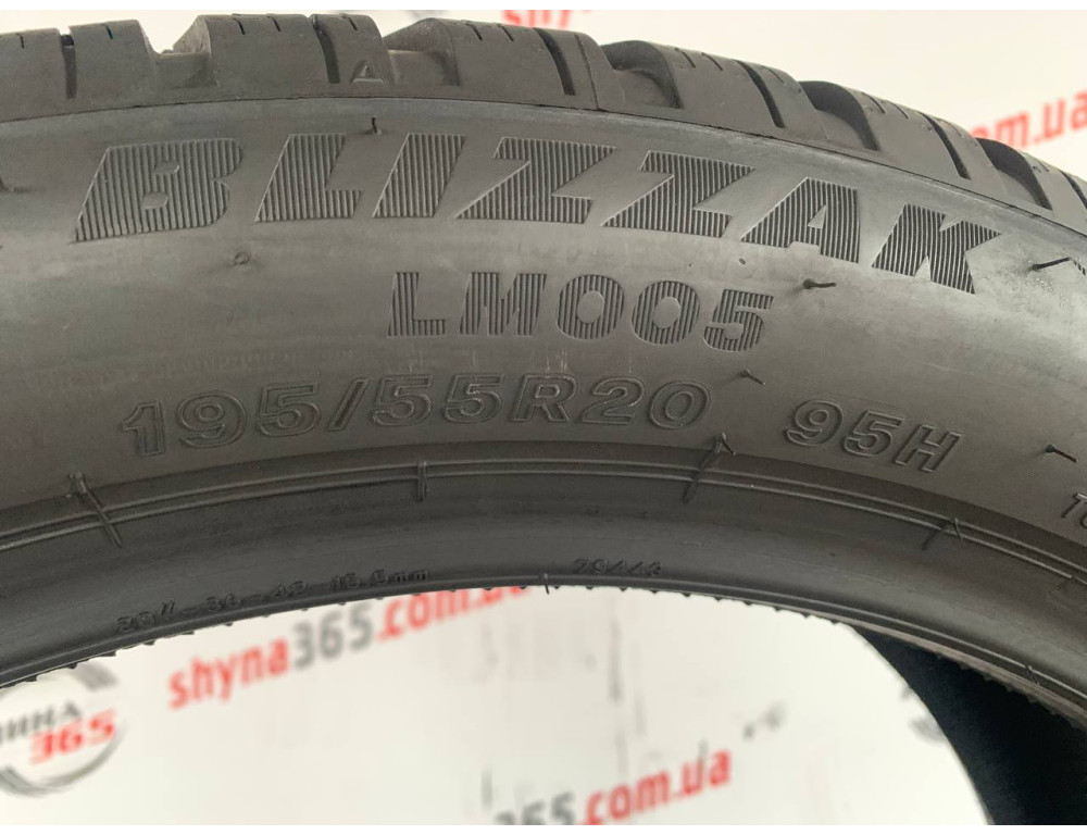 195/55 R20 BRIDGESTONE BLIZZAK LM005 6mm