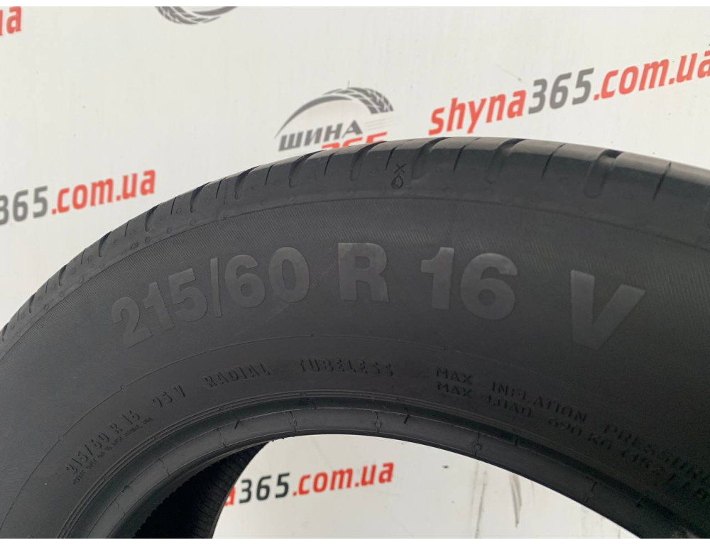 215/60 R16 CONTINENTAL CONTIECOCONTACT 5 4mm