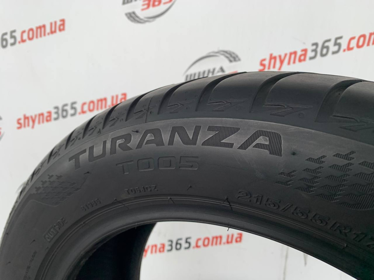 215/55 R17 BRIDGESTONE TURANZA T005 7mm
